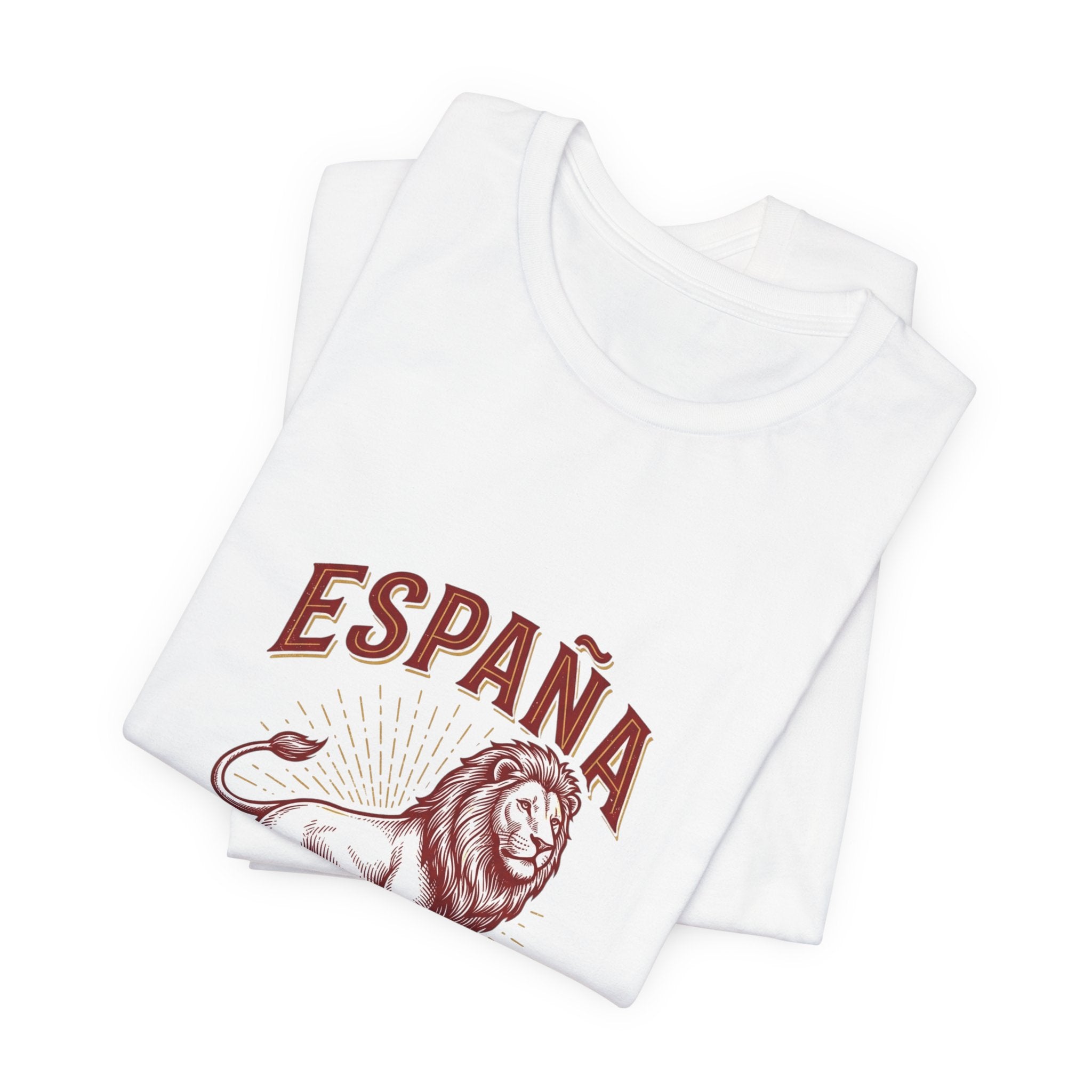 España Lion Soccer Tee | Spain Pride, Pasión Fútbol