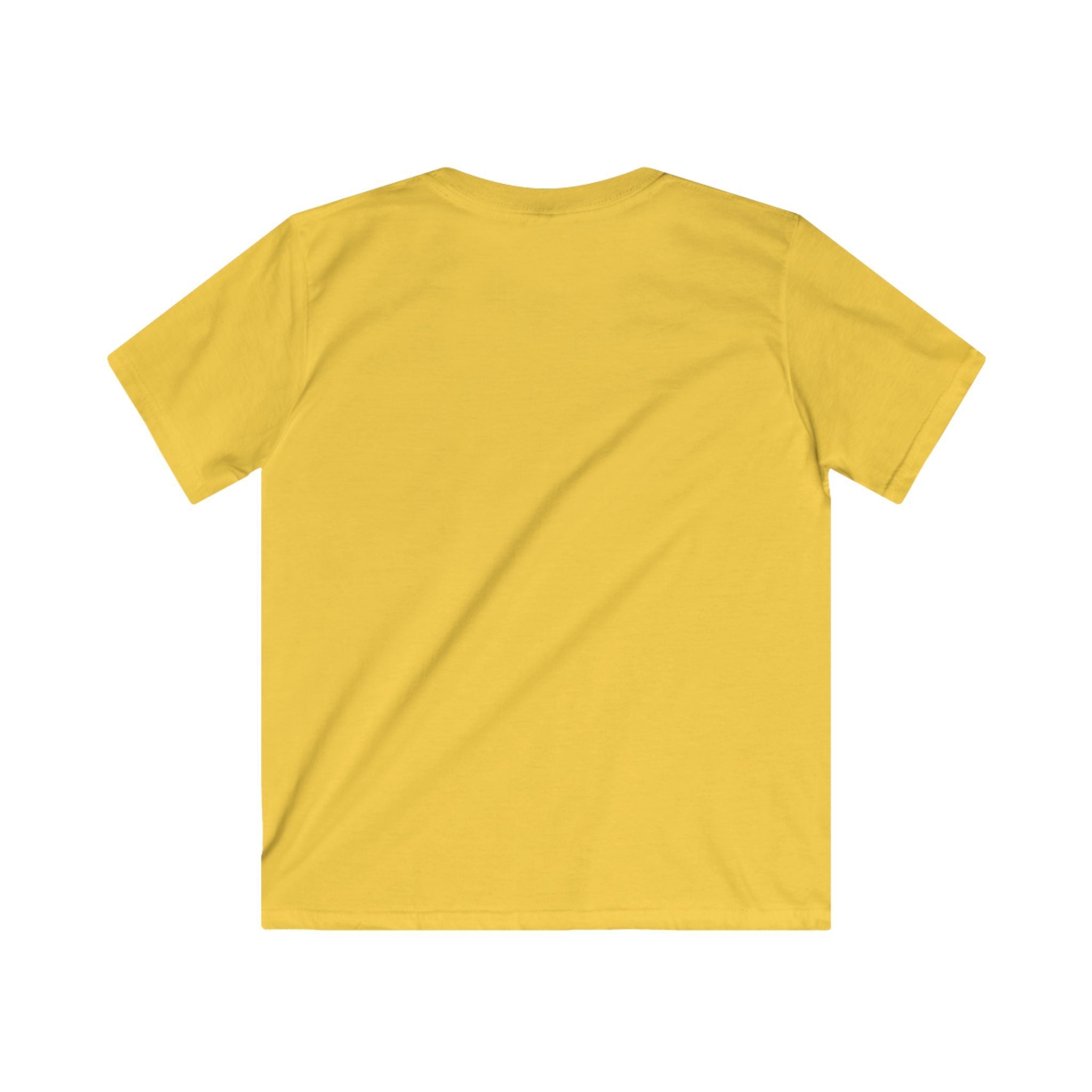 Kids T‑Shirt — Minimal Yellow Lemon Wheel Bicycle Tee