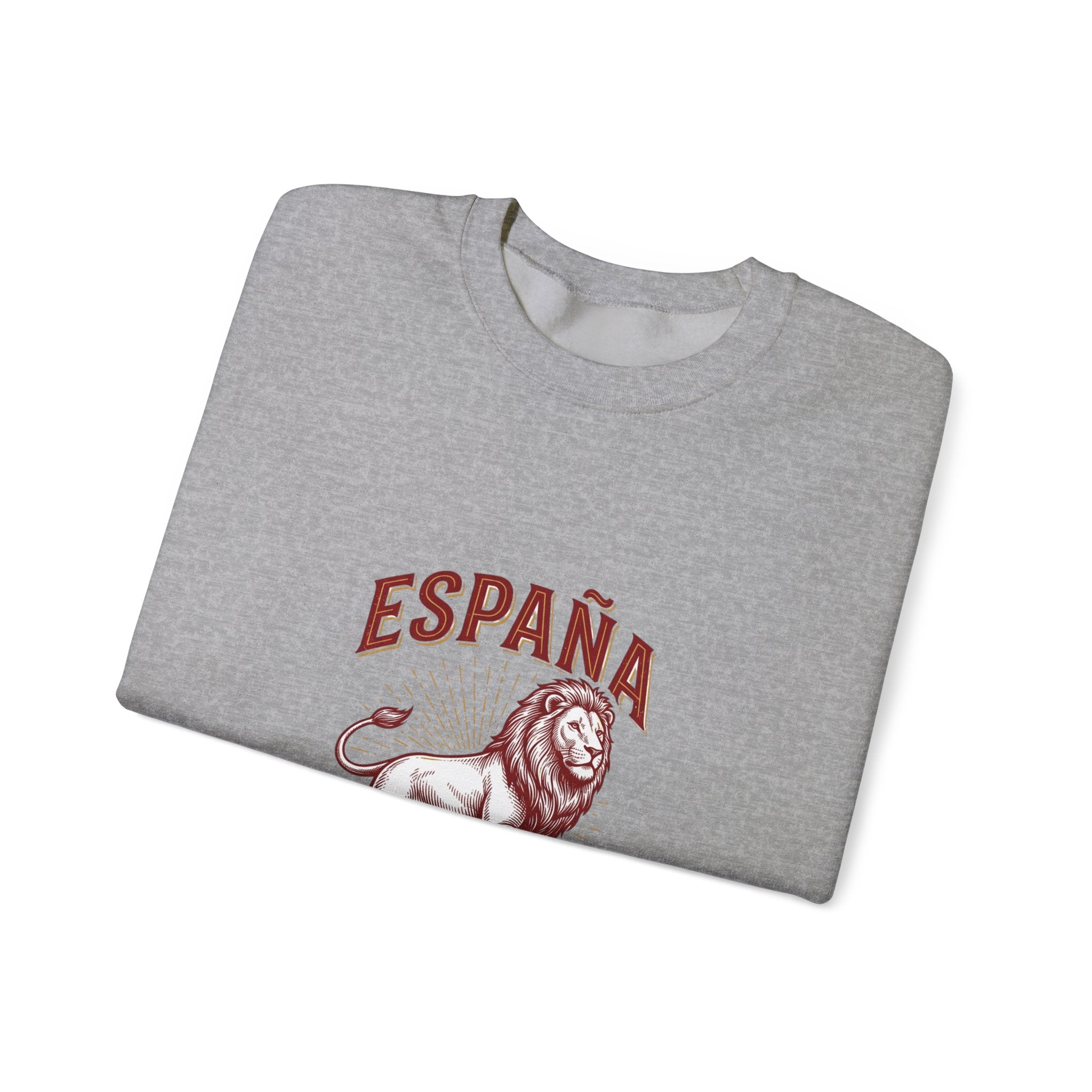 España Lion Crewneck Sweatshirt — Pasión Fútbol Orgullo