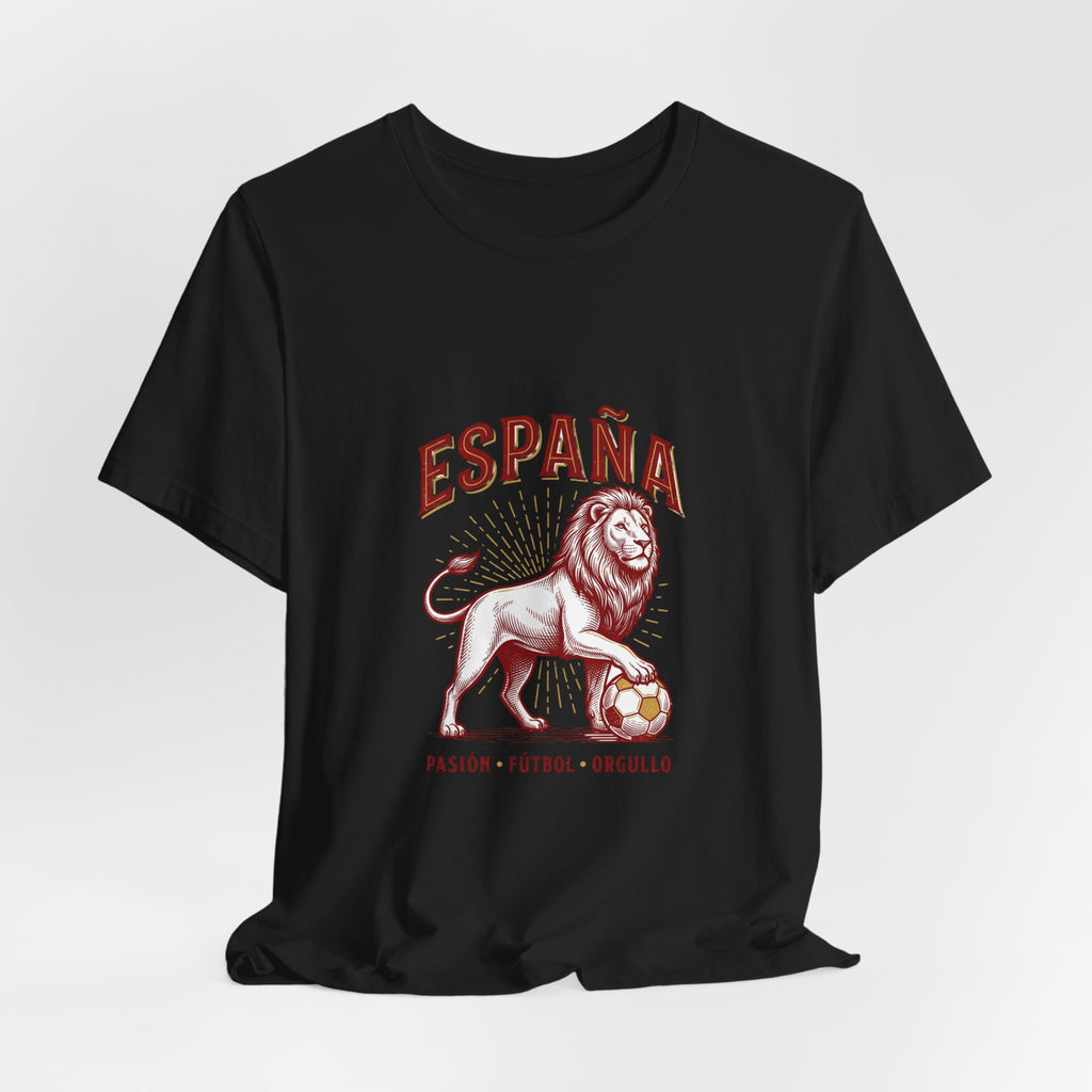 España Lion Soccer Tee | Spain Pride, Pasión Fútbol