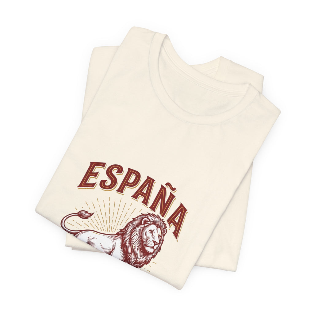 España Lion Soccer Tee | Spain Pride, Pasión Fútbol