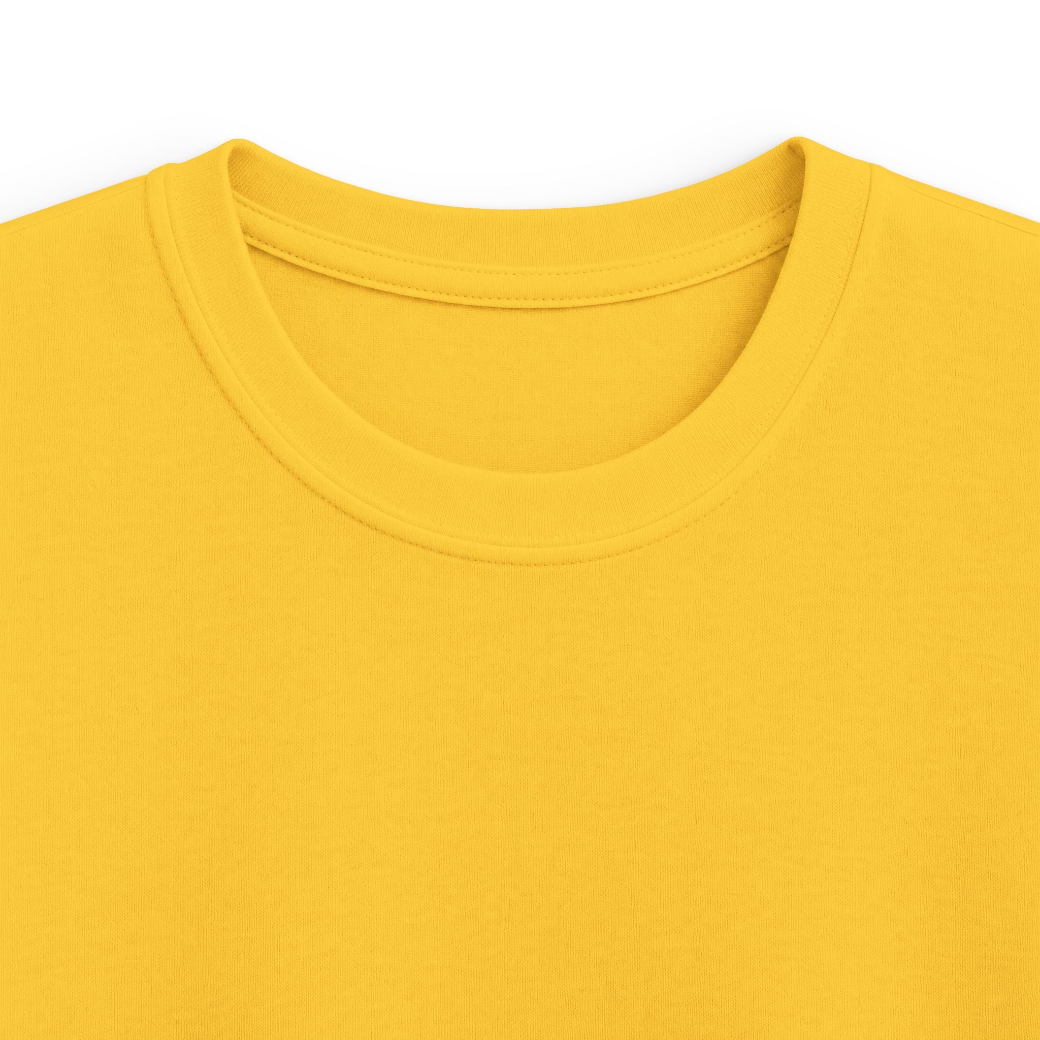 Kids T‑Shirt — Minimal Yellow Lemon Wheel Bicycle Tee