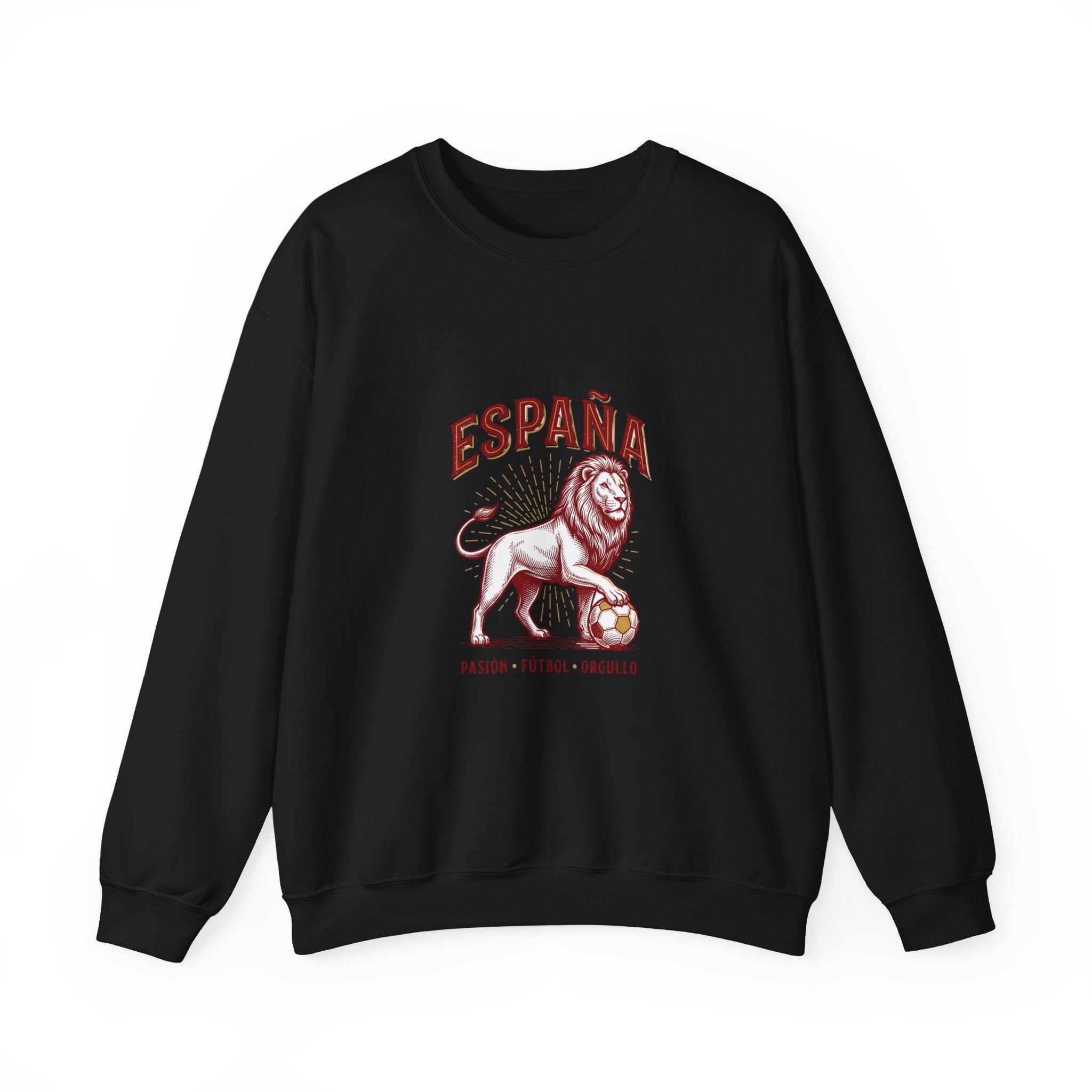 España Lion Crewneck Sweatshirt — Pasión Fútbol Orgullo