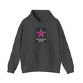 Dressing Room Star Hoodie — Pink Glitter Star Graphic Pullover