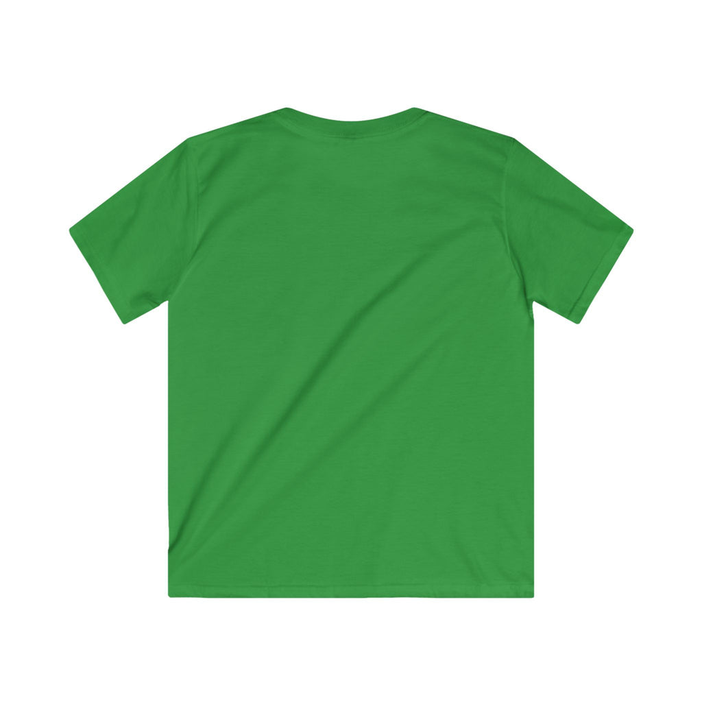 Kids T‑Shirt — Minimal Yellow Lemon Wheel Bicycle Tee