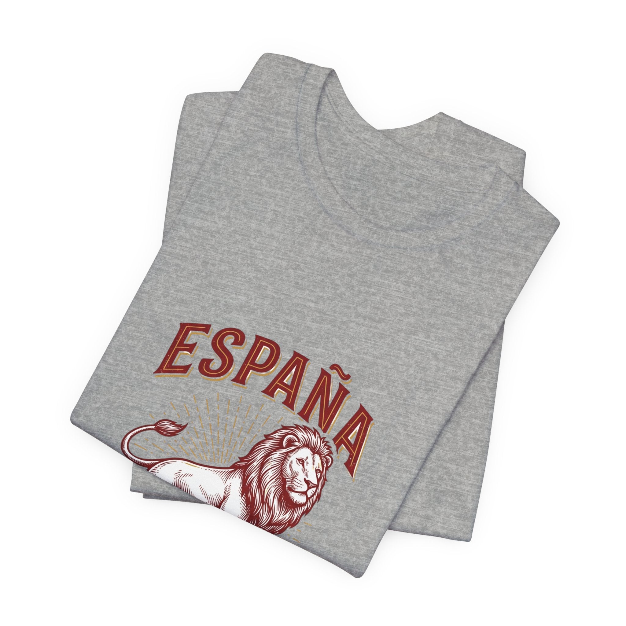 España Lion Soccer Tee | Spain Pride, Pasión Fútbol