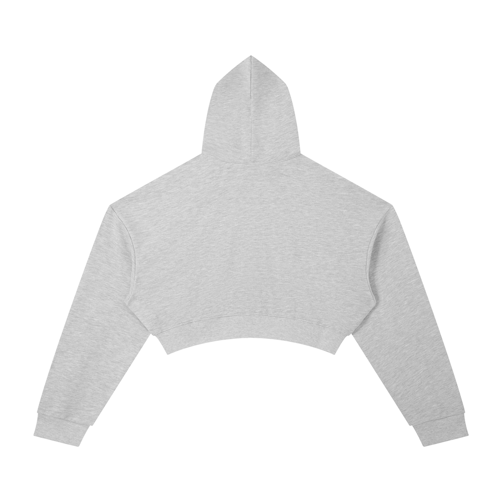 Women's Cropped Graphic Hoodie – "Diversity Is Our Grace" Retro Streetwear Pullover Crop Top Sweatshirt