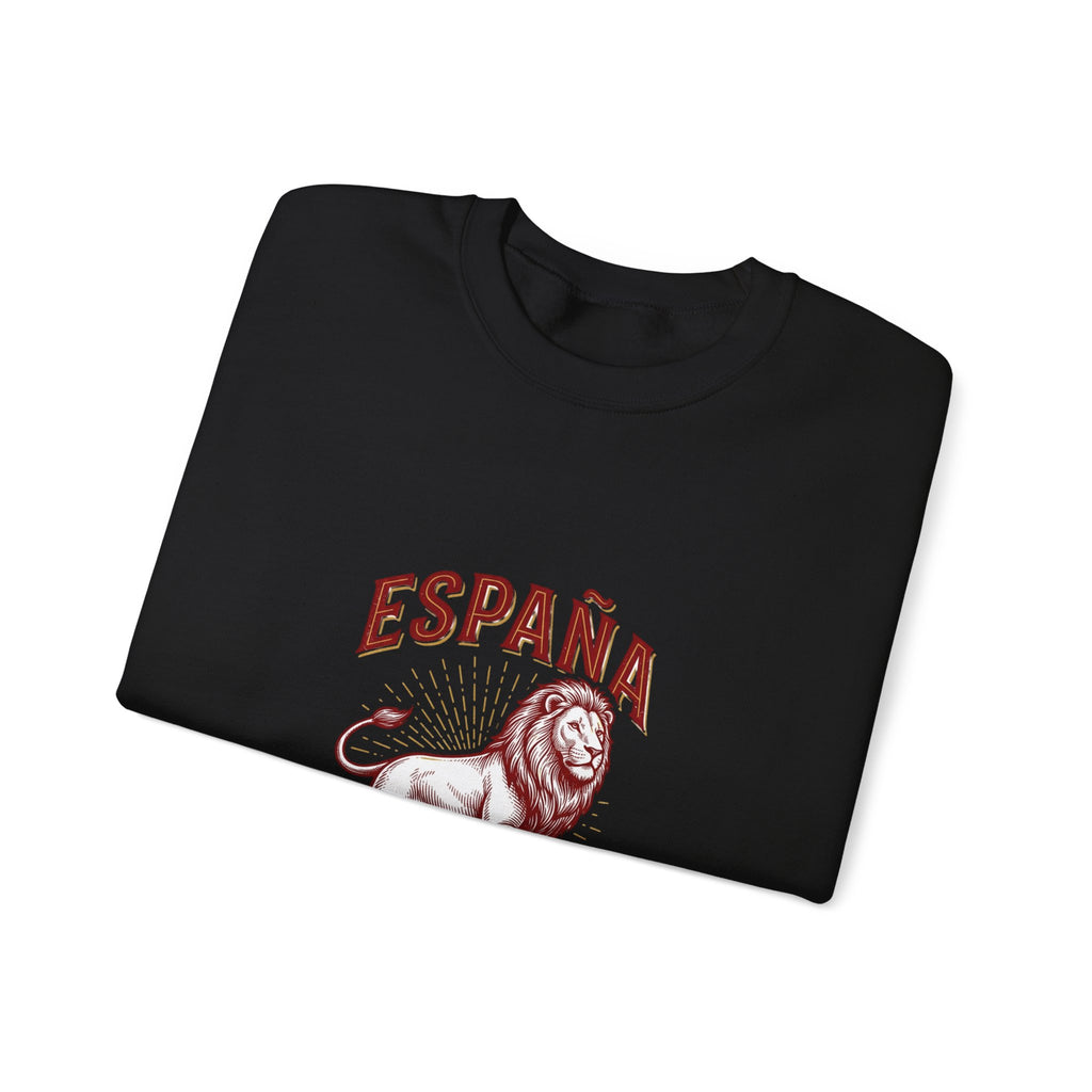 España Lion Crewneck Sweatshirt — Pasión Fútbol Orgullo