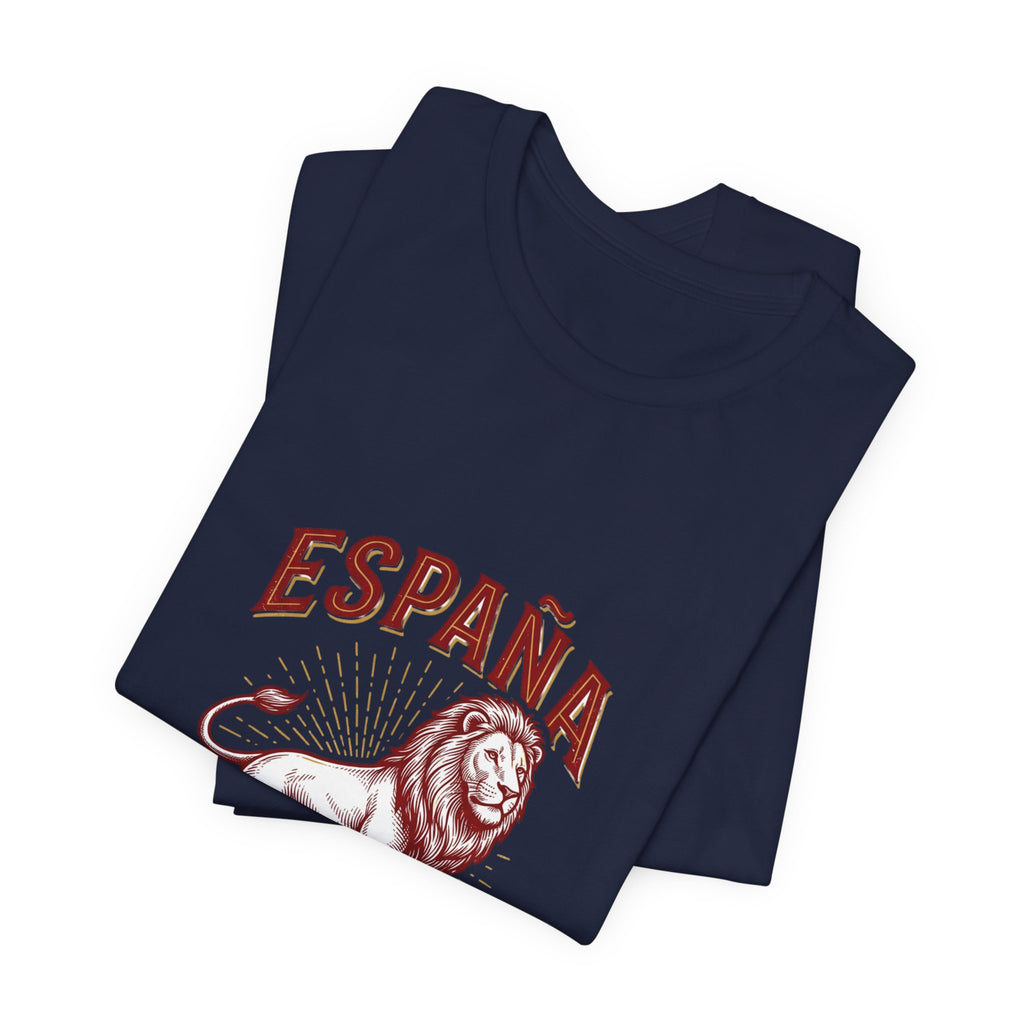 España Lion Soccer Tee | Spain Pride, Pasión Fútbol