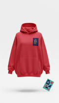 Electric Crimson Oversized Hoodie