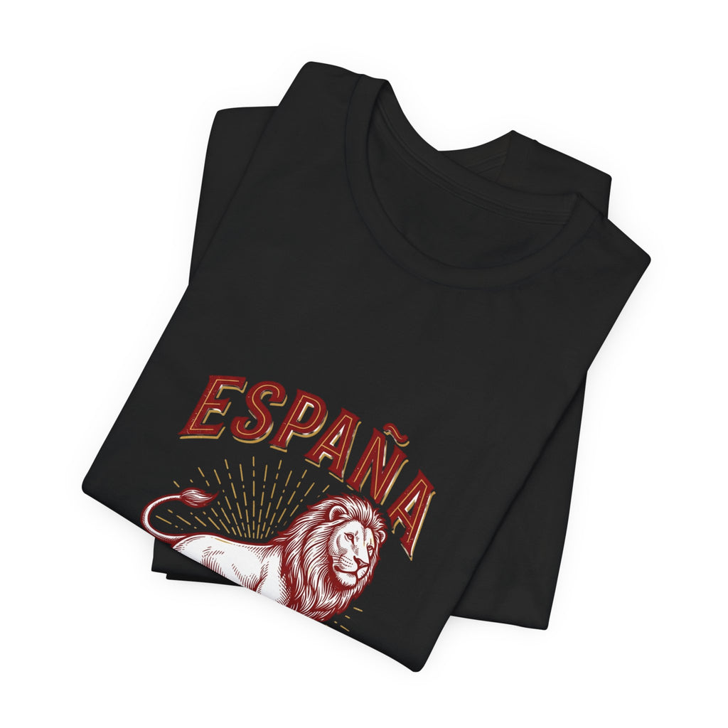 España Lion Soccer Tee | Spain Pride, Pasión Fútbol