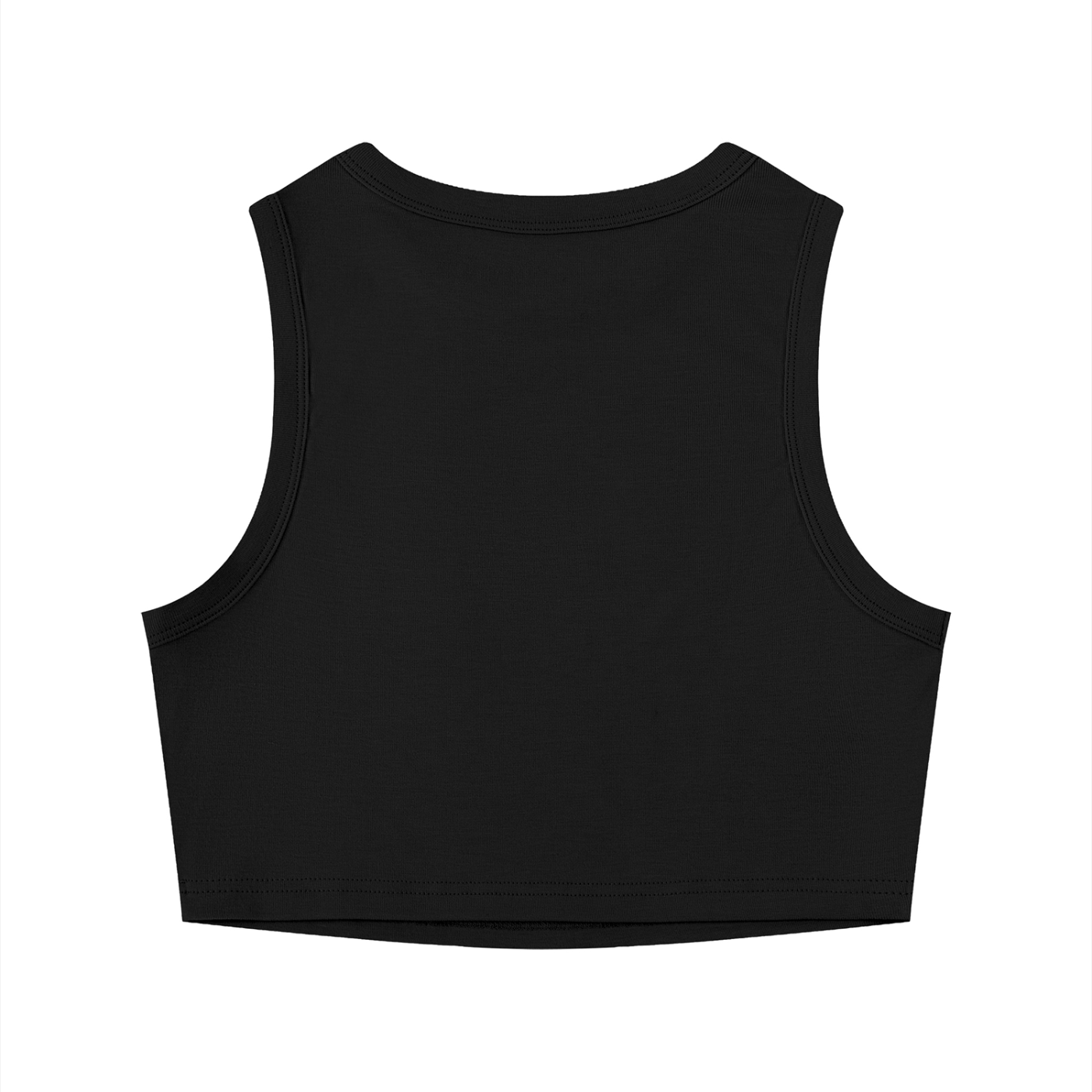 Women's Graphic Crop Tank Top – Pop Art Red Lips with Diverse Community Graphic | Sleeveless Crewneck Cropped Tee, Black